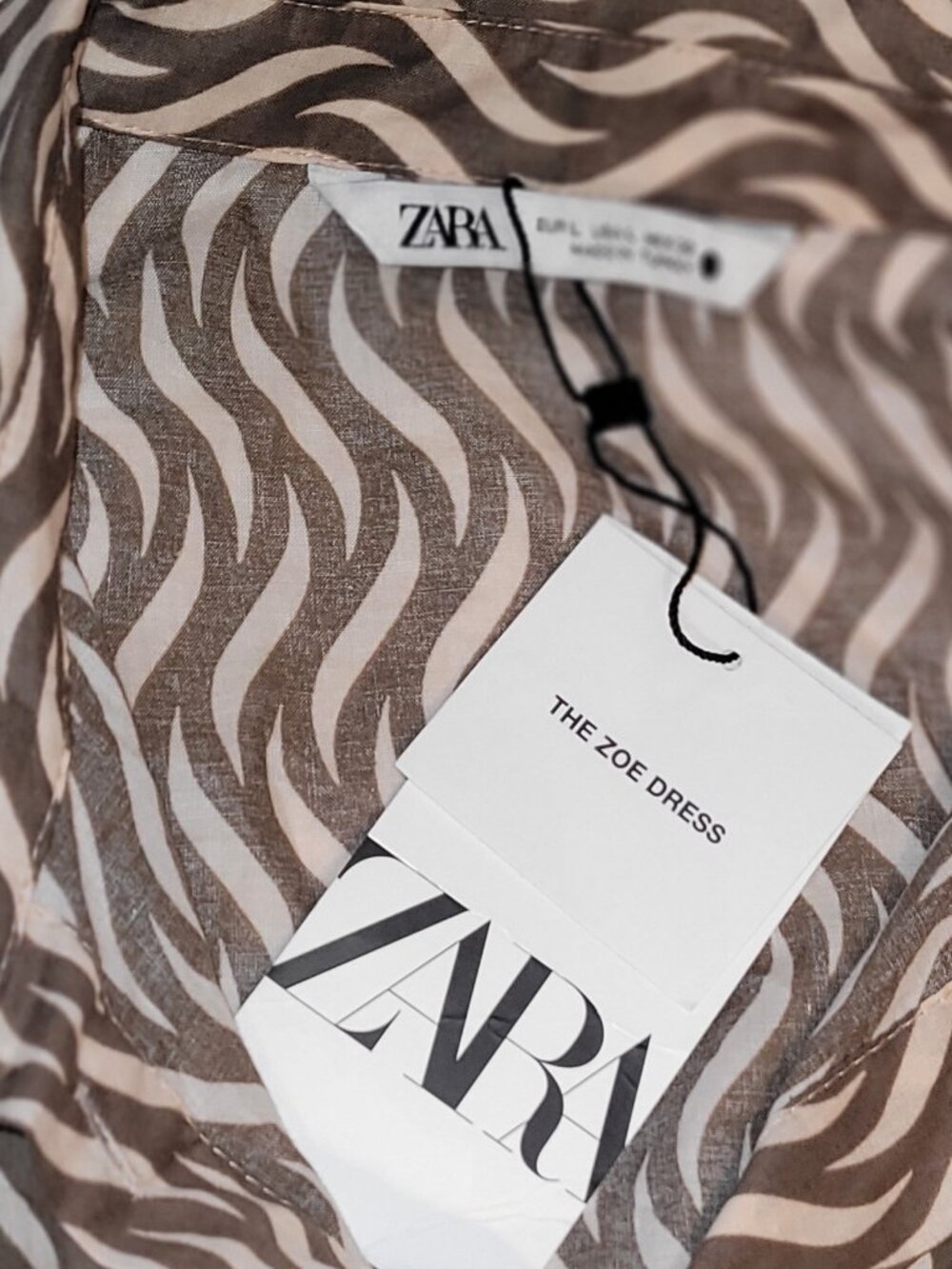 😎😎😎🎉NWT🎉Zara The Zoe Wrap Mini Dress - Picture 7 of 7